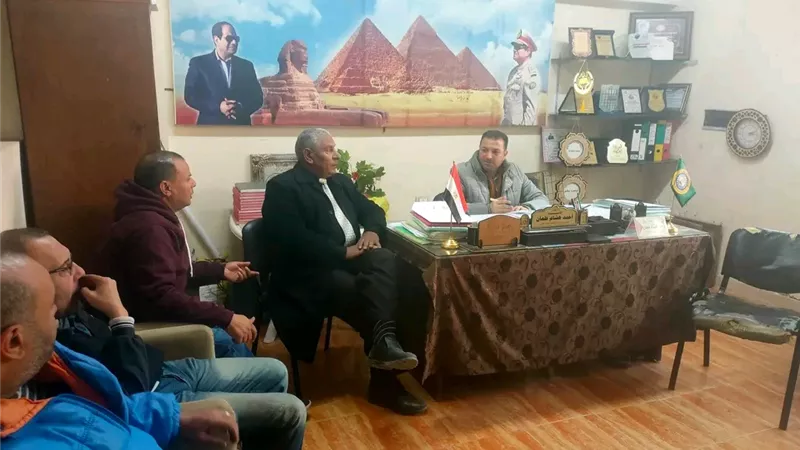 اجتماع موسع لقطاع المتابعة بإدارة شباب ميت غمر لتكثيف المرور الميداني
