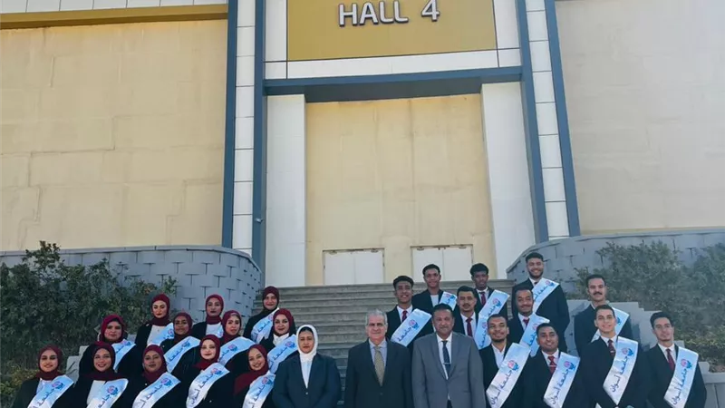 طلاب جامعة أسوان يزورون معرض القاهرة الدولي للكتاب 