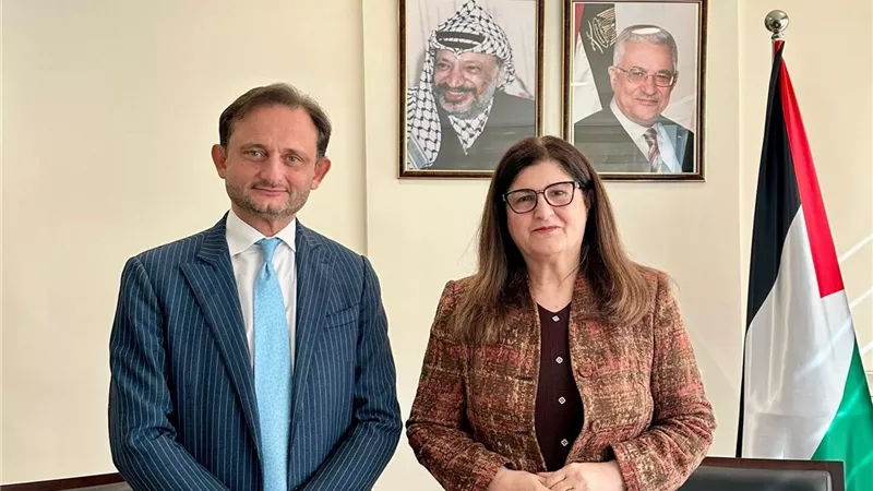 شاهين تثمن دعم إيطاليا الإنساني وجهودها الإغاثية في فلسطين
