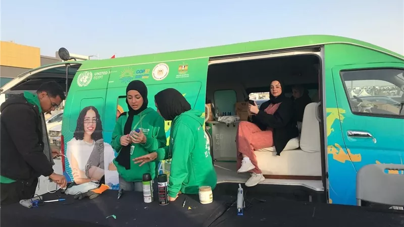 برعاية اليونيسيف.. “الشباب والمناخ” توعي بالتغيرات المناخية في المعرض| خاص