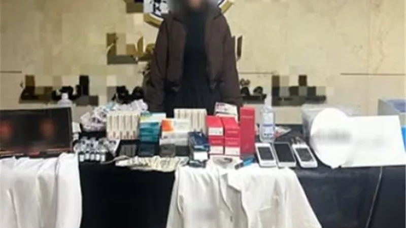 ضبط سيدة تدير عيادة تجميل بحوزتها أجهزة طبية وأموال