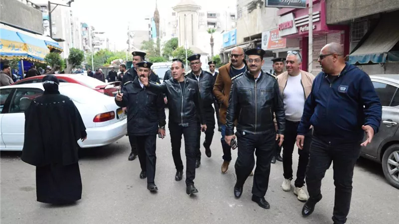 تواجد مكثف للأجهزة التنفيذية بشارع الطبري 