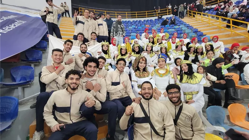 «حلوان التكنولوجية الدولية» تشارك في افتتاح دوري الجامعات والمعاهد المصرية