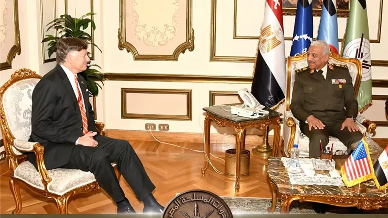 وزير الدفاع والإنتاج الحربي يلتقى نائب وزير الخارجية الأمريكي