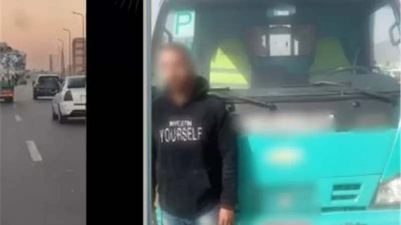ضبط قائد سيارة نصف نقل لقيامه بحمولة زائدة وتعريض المواطنين للخطر