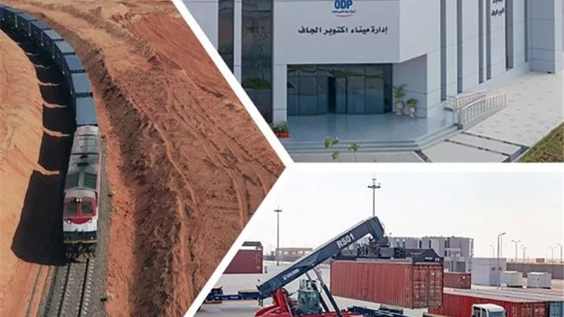 «النقل»: ميناء أكتوبر الجاف يلعب دورًا محوريًا في دعم حركة الصادرات