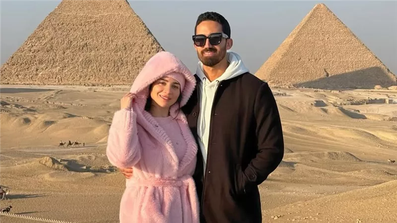 مي عز الدين تحتفل بعيد ميلاد زوجها: «ونسي وعوض ربنا ليا».. والأخير يرد