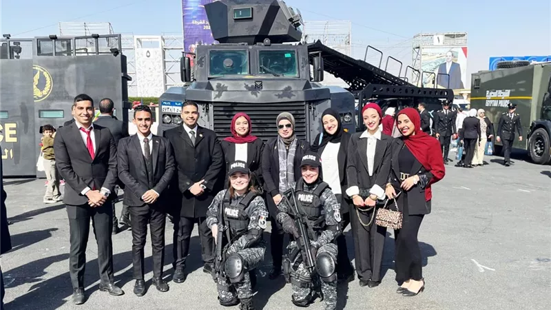 وفد جامعة العاصمة يشارك في معرض الشرطة ضمن الاحتفالات بعيدها الـ74  