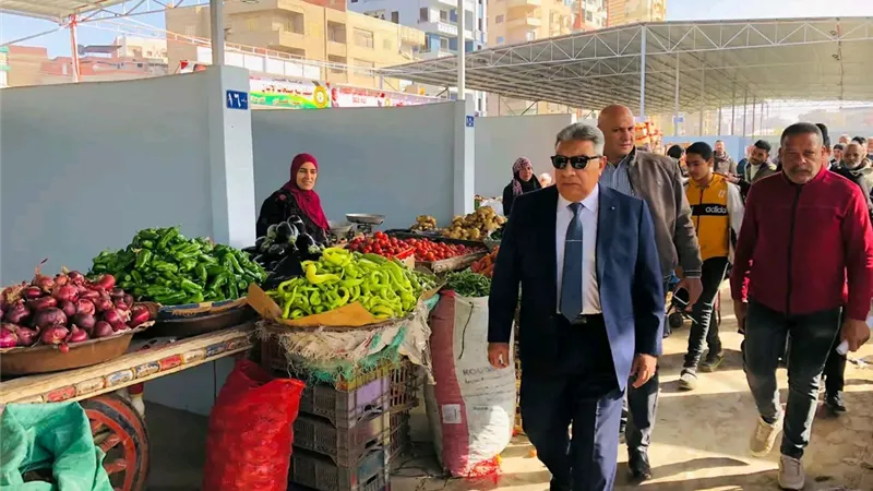 محافظ الدقهلية يتابع الاستعدادات النهائية لافتتاح سوق طلخا الحضاري 