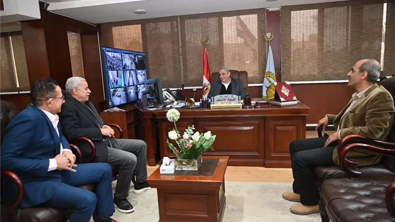 محافظ الغربية يستقبل وفد شركة المقاولون العرب لبحث سبل التعاون المشترك