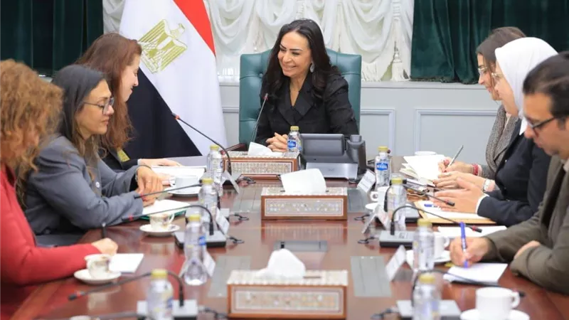 مايا مرسي تلتقي رئيسة بعثة اللجنة الدولية للصليب الأحمر بالقاهرة
