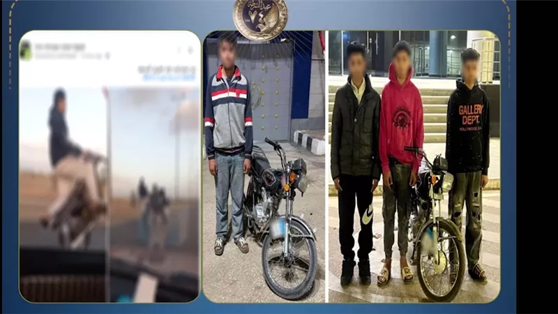 «بيستعرضوا بالدراجات».. ضبط شباب يعرضوا حياة المواطنين إلى الخطر