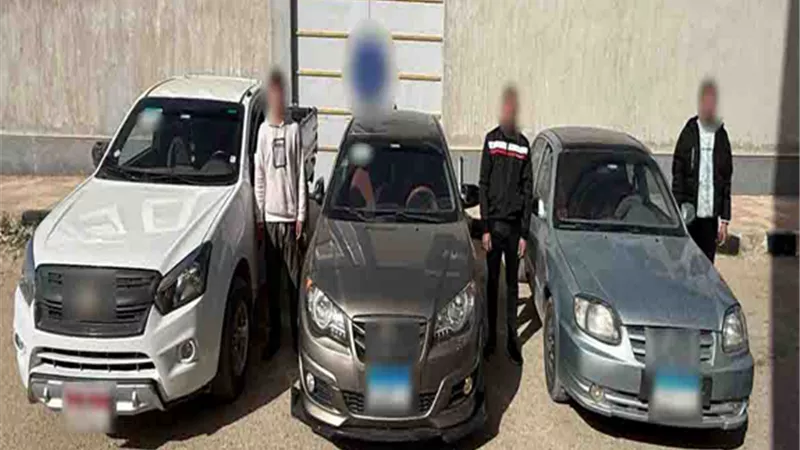 ضبط المتهمين بأداء حركات استعراضية بالسيارة في شمال سيناء