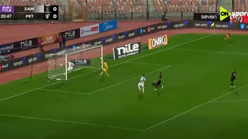 ثنائية عبد المجيد والدباغ تمنح الزمالك التقدم أمام بتروجت في الدوري 