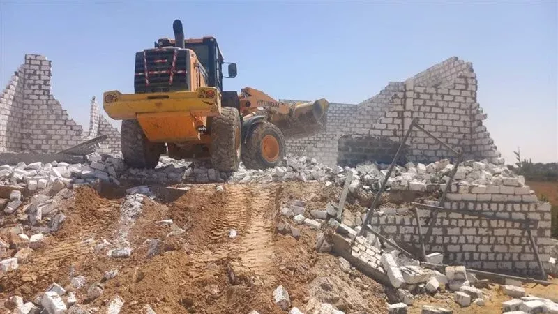  استرداد 100 فدان أملاك دولة بمركز سمالوط بالمنيا
