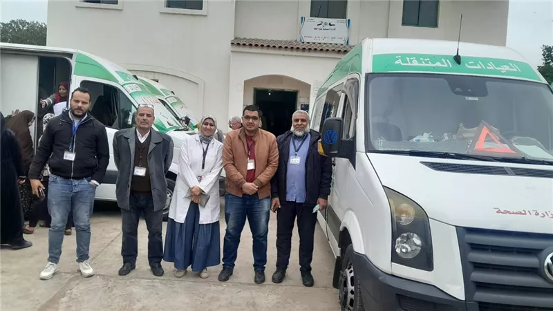 الكشف على 1006 مواطنين خلال قافلة طبية مجانية بشبراخيت