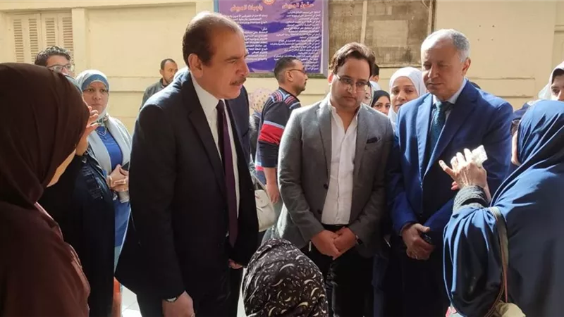 نائب وزير الصحة يتفقد مستشفى التحرير العام بالجيزة