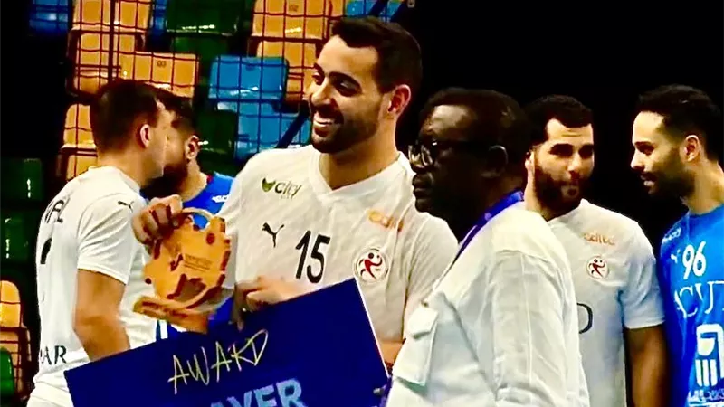 أحمد هشام دودو الأفضل في مباراة مصر وكاب فيردي ببطولة أفريقيا لليد