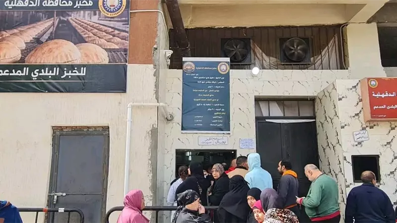 محافظ الدقهلية يؤكد استمرار عمل المخبز الكبير