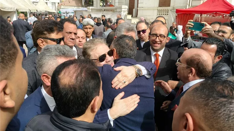 ناجي الشهابي يهنئ السيد البدوي بفوزه برئاسة حزب الوفد