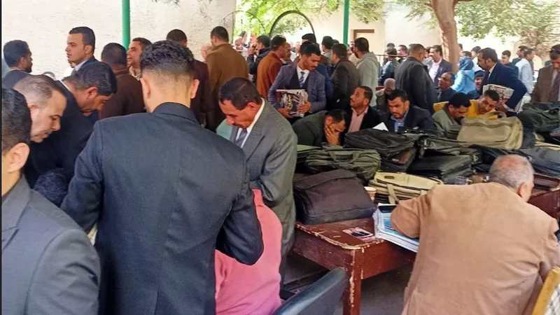 توافد المحامين بالشرقية للإدلاء بأصواتهم في انتخابات النقابات الفرعية