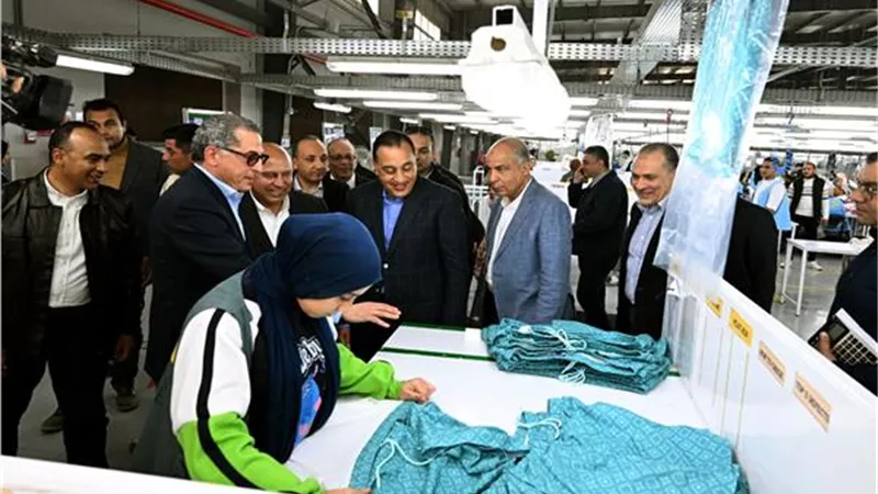 رئيس الوزراء يتفقد مصنع 