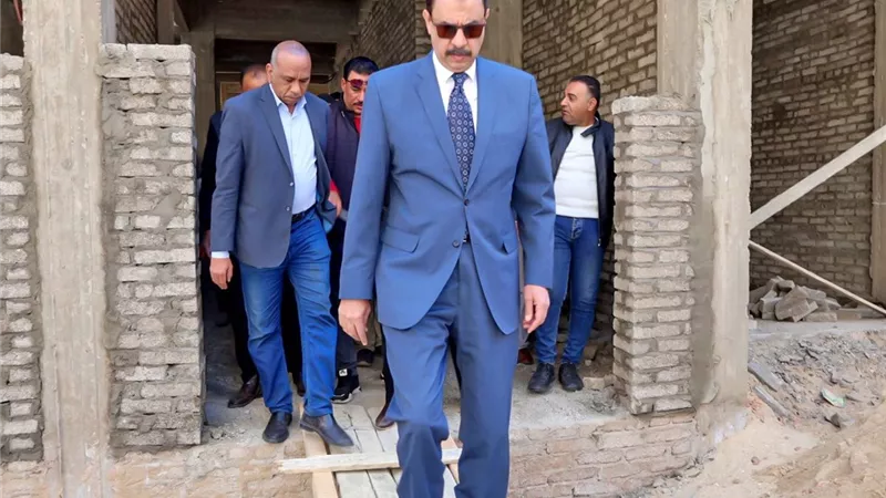 محافظ سوهاج يتفقد مشروع إنشاء المجمع السكني بأرض المشتل بنسبة تنفيذ 40%