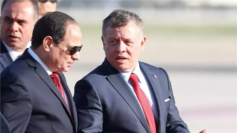 اليوم.. الرئيس السيسي يستقبل ملك الأردن لبحث القضايا الإقليمية