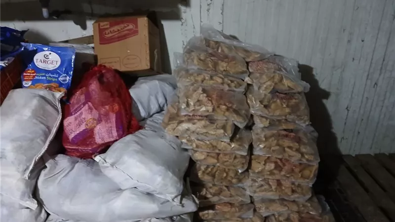 «بيطرى الشرقية» يضبط 8 أطنان لحوما ودواجن مجهولة المصدر|صور 