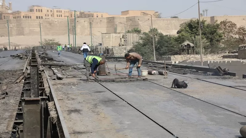 «السيدة عائشة».. كوبري يرحل ومدينة تتنفس ومرور يتحسن
