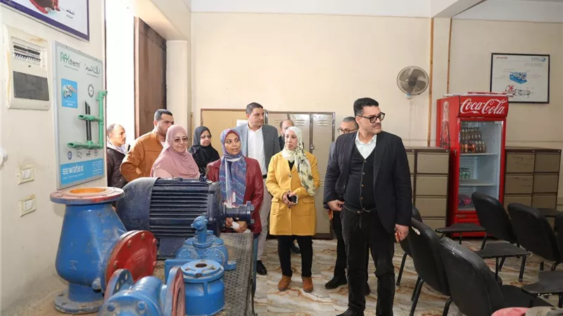 رئيس مياه القليوبية يتابع البرامج التدريبية للعاملين