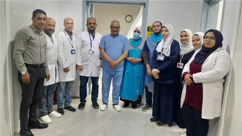 بدء تشغيل وحدة القسطرة القلبية بمستشفى إيتاي البارود