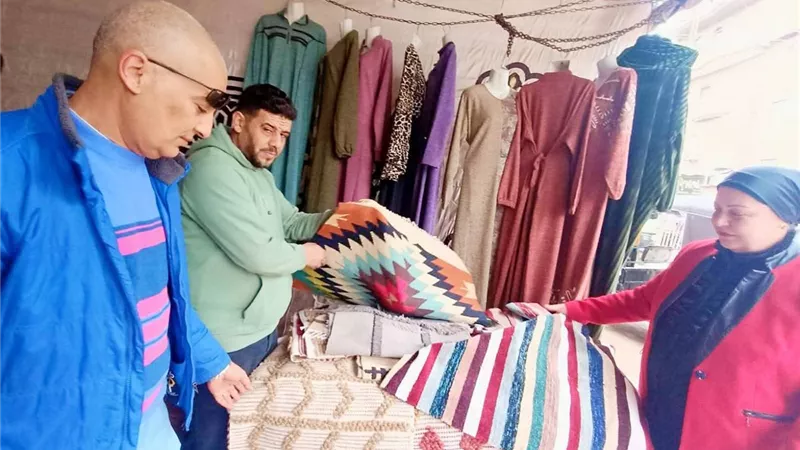 مراكز شباب بيلا تشارك بمعرض المنتجات اليدوية «مشروعك»