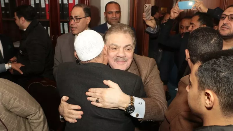 استقبال حاشد للسيد البدوي في أول ظهور له بعد فوزه برئاسة الوفد|صور