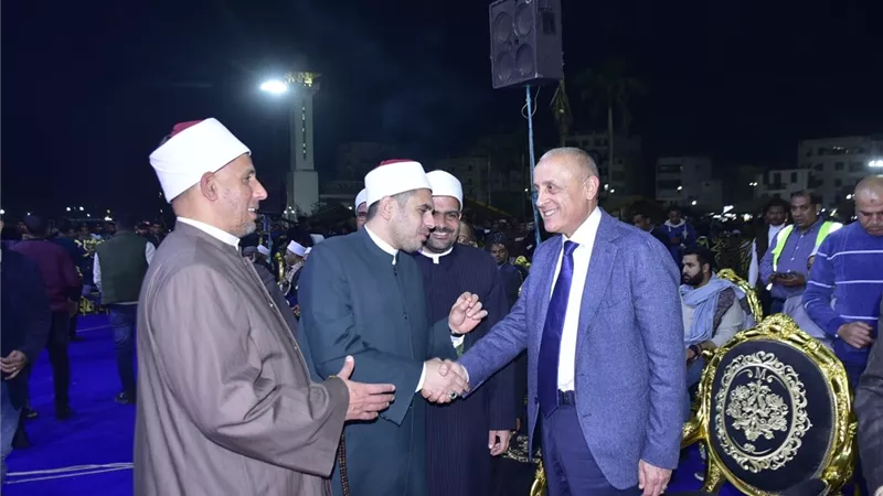 محافظ الأقصر يحضر احتفال الليلة الختامية لمولد أبو الحجاج