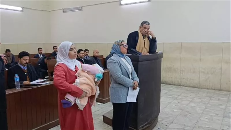 النطق بالحكم على قاتلة صغار دلجا بالمنيا اليوم