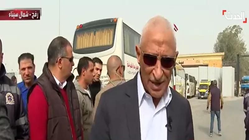 خالد مجاور: أغلب الموجودين من غزة بشمال سيناء يريدون العودة| فيديو
