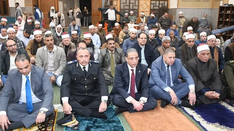 محافظ الفيوم يشهد احتفال «الأوقاف» بليلة النصف من شعبان