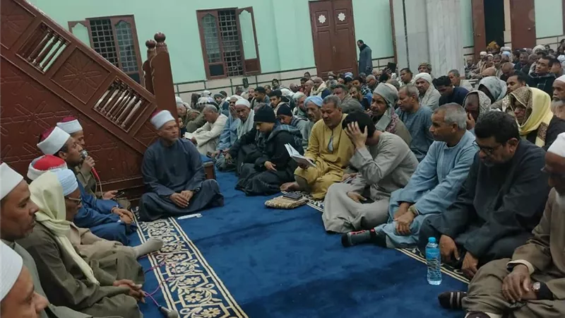 ساحة الإمام الأكبر بالأقصر تشهد احتفالية كبرى بمناسبة ليلة النصف من شعبان