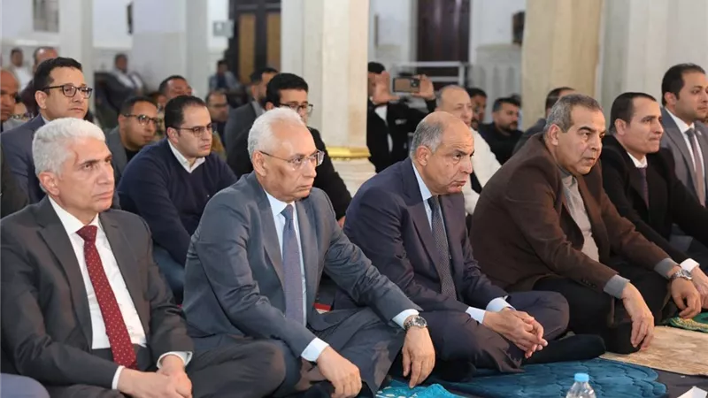محافظ المنيا ورئيس الجامعة يشهدان الاحتفال بليلة النصف من شعبان
