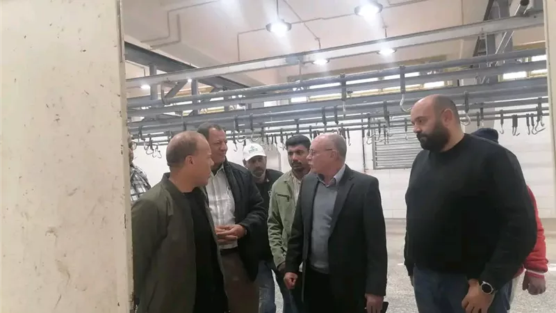 السكرتير العام المساعد يتفقد شوارع وميادين طلخا والمنطقة اللوجستية 