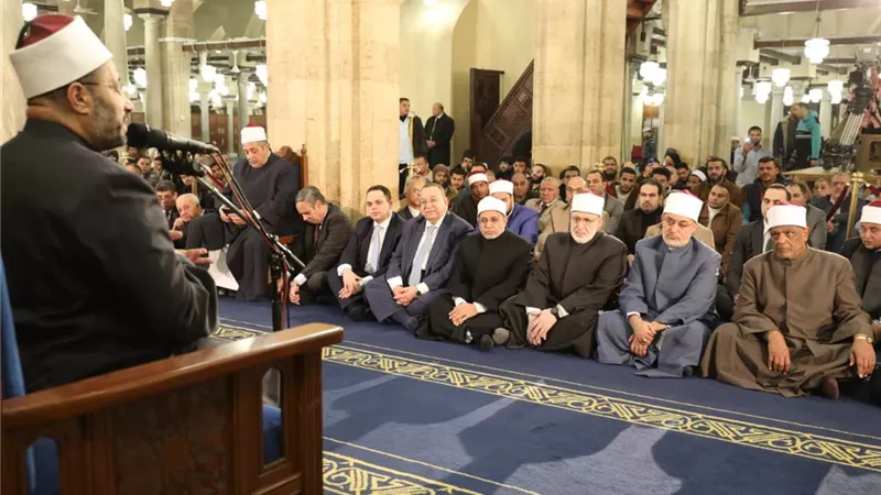 المفتي في احتفال نصف شعبان: تحويل القبلة دعوة إلى المسلم لمراجعة نفسه