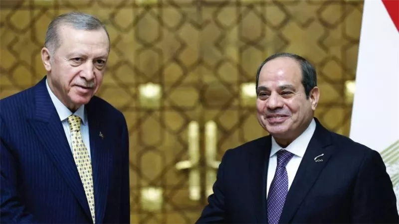 الرئيس السيسي يستقبل أردوغان للمشاركة بجلسة منتدى الأعمال المصري التركي
