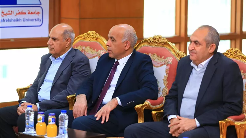 رئيس جامعة كفر الشيخ يستقبل المحافظ لتقديم التهنئة بمناسبة قرار تعيينه