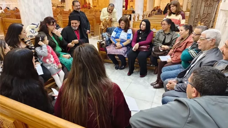 «القداسة في قلب الأسرة».. رسالة مؤتمر كاتدرائية يسوع الملك للكاثوليك|صور
