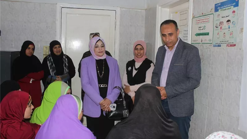 وكيل صحة بني سويف يتابع حملة تنظيم الأسرة بمركز بسمسطا
