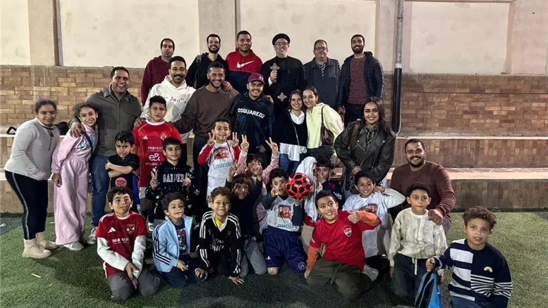 بـ«دوري كرة قدم شتوي».. إيبارشية المعادي ترسم البسمة على وجوه الأطفال| صور