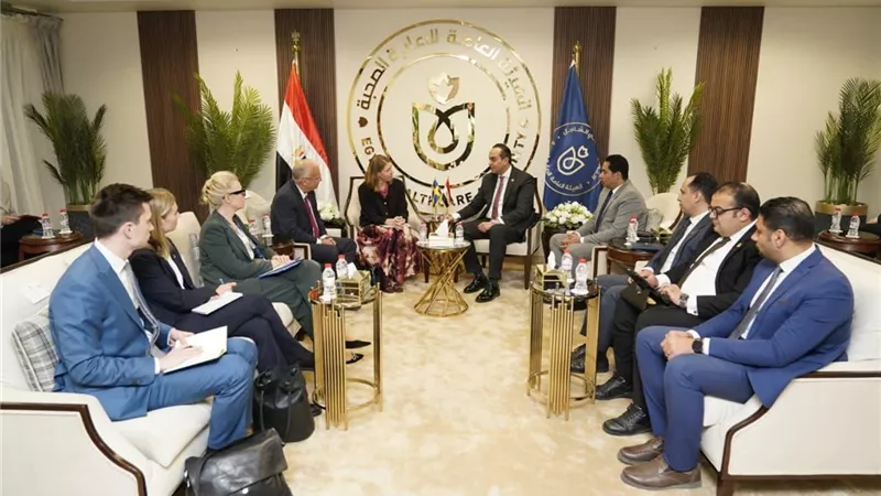 رئيس هيئة الرعاية الصحية يستقبل وزيرة الصحة بالسويد