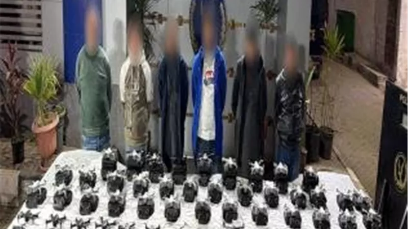 سقوط 6 أشخاص بحوزتهم 47 طائرة درون مهربة بالقاهرة
