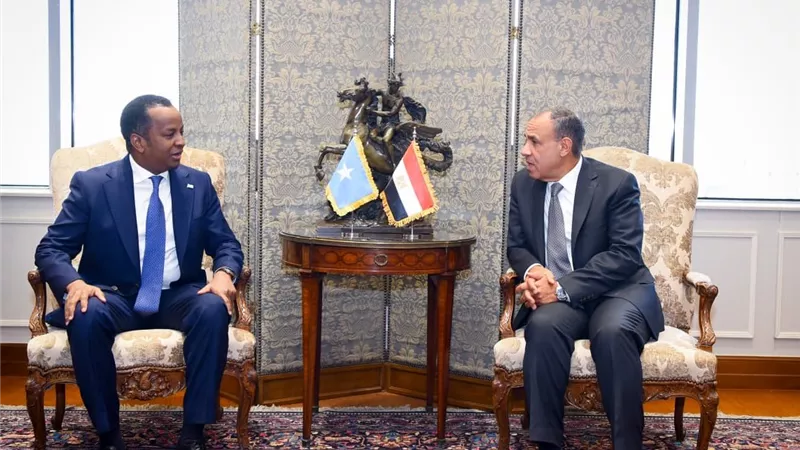 وزير الخارجية يلتقي نظيره الصومالي لتعزيز العلاقات الثنائية
